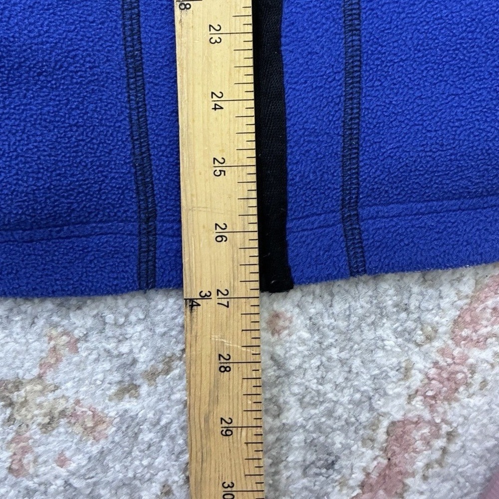 Gorpcore Royal Blue & Black Colorblock Fleece Softshell Jacket Size 16 - Picture 6 of 7